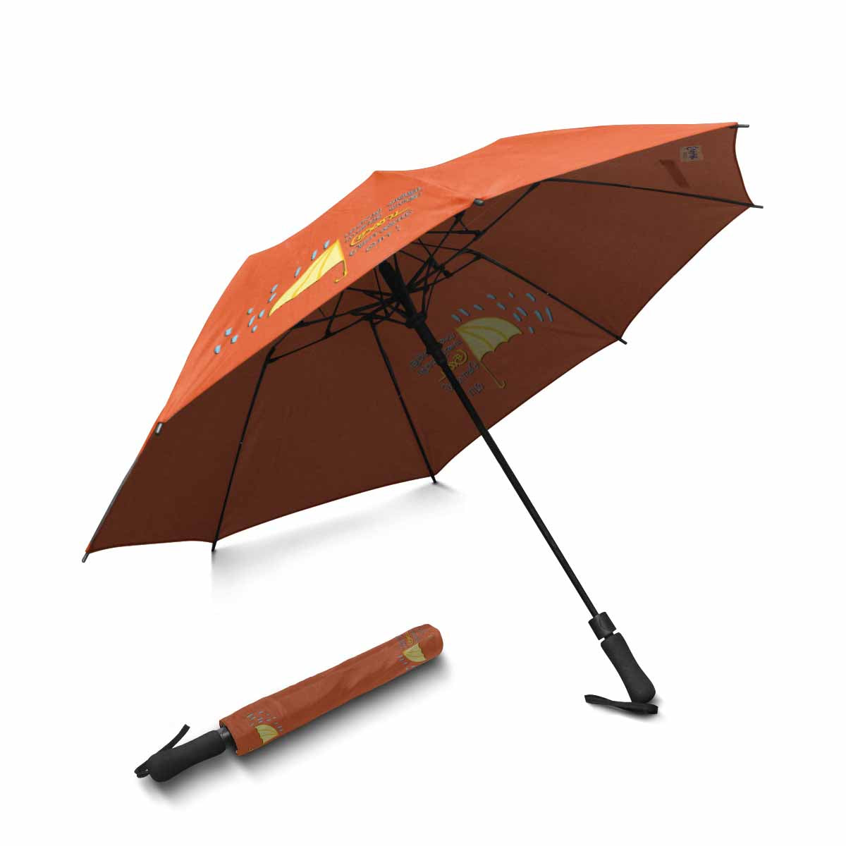 Mazhai Varuthu Mazhai Varuthu 42" Semi-Automatic Foldable Umbrella