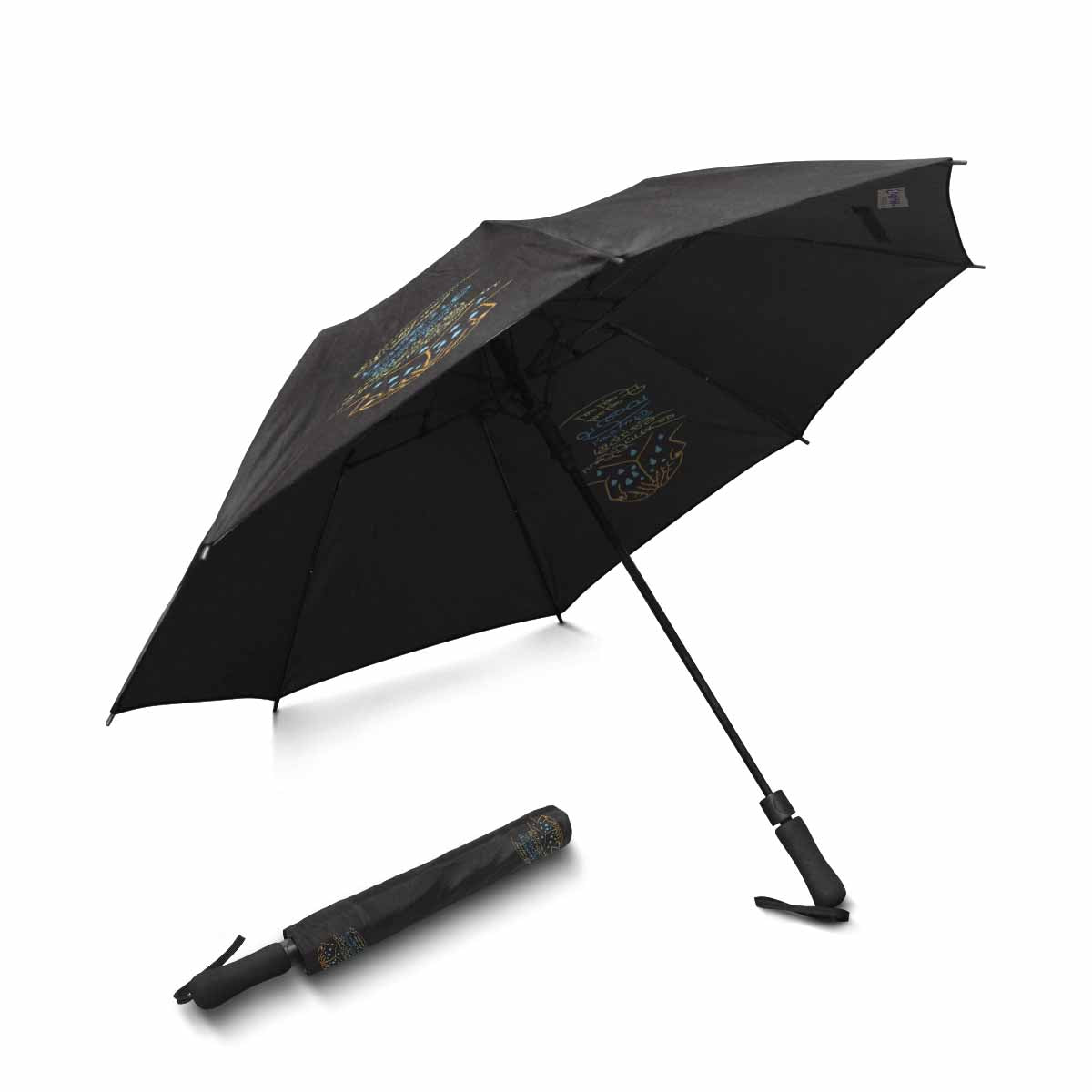 Chinna Chinna Mazhaithuligal Serthuvaipaeno 42" Semi-Automatic Foldable Umbrella